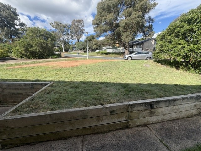 Front lawn and nature strip mowed, edged and cleared.